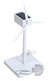 Der kleinste solarbetriebene Windgenerator, 17 cm