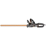 WORX WG217 4.5 Amp 24' Rotating Head Electric Hedge Trimmer, 24 inches, Black