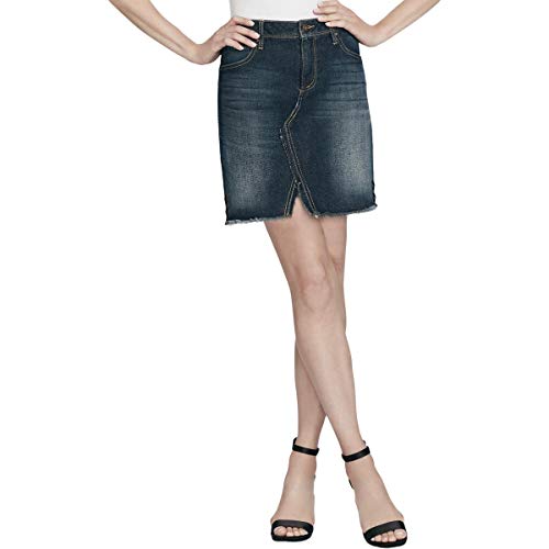 Jupe en jean Jessica Simpson coupe trapèze confort taille haute 26