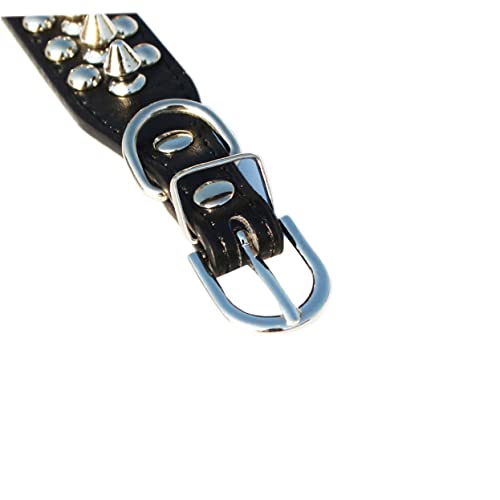 Ipetboom 2 Peças Coleira De Cachorro Ajustável Coleira De Cachorro Pu Coleira Bulldog Corda Preta Co