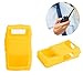Tgoon Walky Talky Cover, Quality Silicone Walkie Talkie Protective Case Cover Security Offices Radios Long Range with Gel Soft Case for ? 5r, Easy to Use(Yellow)