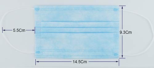 B BRENTANO Non-Medical Personal Protective Equipment Disposable Face Mask (Children, Blue) - Thumbnail 4