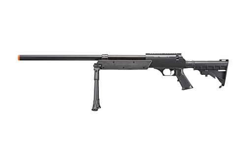 GoldenBall APS SR-2 Modular Full Metal Bolt Action Airsoft Sniper Rifle - Powerful High FPS with Bipod, Speed Loader and BBS