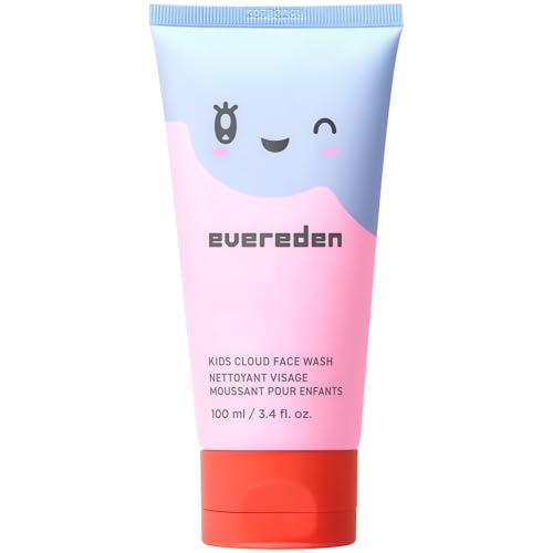 Evereden Kids Cloud Face Wash: Tropical Sorbet 3.4 fl oz | Creamy & Fun Skin Care for Kids | Easy-to-Use Face Wash | Non-toxic Skin Care for Sensitive Skin