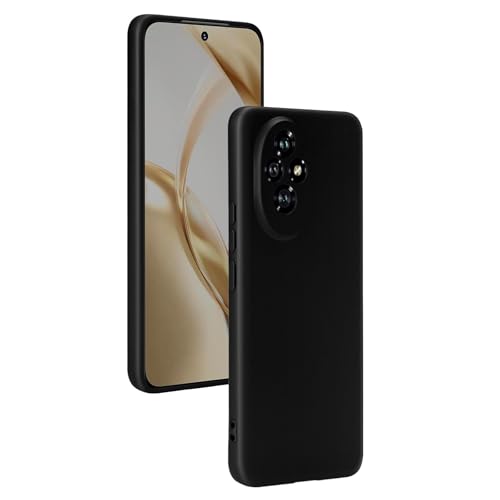 32nd Liquid Silicone Case Cover for Honor 200, Slim and Durable Protective Case - Black - Image 2