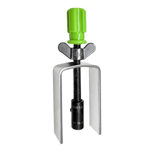 MUQIDA Steering Wheel Lock Plate Remover Lock Plate Compressor Puller Tool Featuring Reversible Adapter Essential Installer Removal Tool for Most Vehicles with Locking Steering Wheels