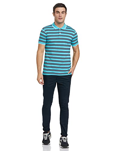 Image of Max Men Striped Slim Fit Polo T-Shirt