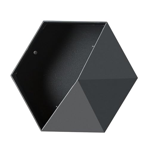 Fioriere da Parete Esagonali Fioriera da Parete a Nido D'ape Vaso da Parete per Interni Florarium Decorazione Geometrica da Parete Fioriere per Balcone Home Office Bar Angolo Decorazione(grigio)