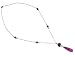 Produktbild Gemshine - Damen - Halskette - Vergoldet - Jade - Amethyst - Violett - Lila - PARTY DROPS - 45 cm