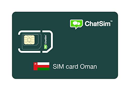 SIM Card internazionale per viaggi in OMAN  ChatSim  copertura in 165 Paesi, roaming globale  rete multi-operatore GSM/2G/3G/4G senza costi fissi, senza scadenza e tariffe competitive