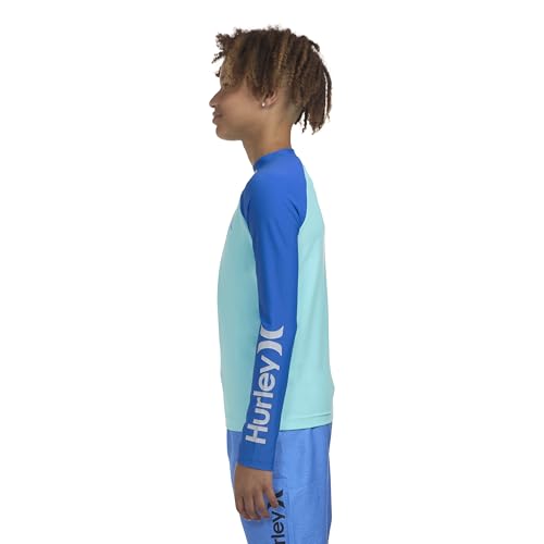 Hurley 984475-U4G Boys' Long Sleeve Upf 50+ Rash Guard thumb #2