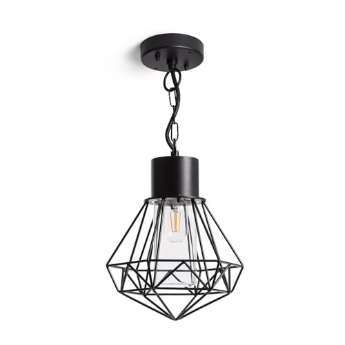 LEDKIA LIGHTING Pendelleuchte Außen Edelstahl Niamey Schwarz E27