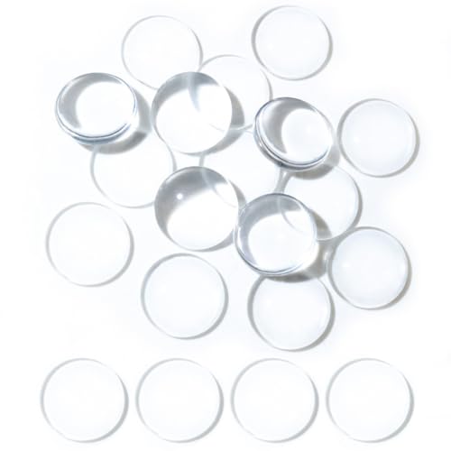 QEQSHQO 40 pièces Pads Antidérapants en Silicone Transparent pour Table en Verre avec Adhésif Auto-Accrochant (25mm) (Transparent)
