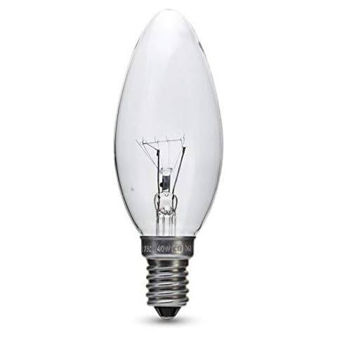 10 Bombillas Halógenas Transparentes de 28 W = 40 W SES E14 Cover