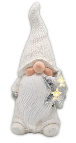Wichtelstube-Kollektion XL Wichtel Figuren weiß Weihnachten 46.5cm...