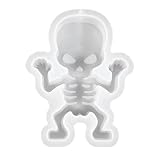 Molde Para Hacer Velas De Calavera - Bandeja De Silicona Espeluznante, Molde De Fundición Espeluznante | Herramienta Artística Reutilizable Con Características Distintivas, Diseño De Figuras De Cera D