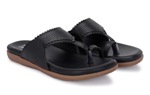 Image of Karaddi Women's Flats Heel | Back Open Fashion Sandals for Ladies Kolhapui Chappal | Stylish Thong Sandal
