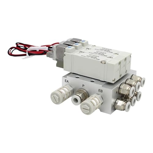 Electrovanne SY5140 bloc de 3 stations distributeur pneumatique monostable