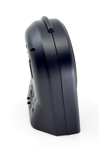 WU-50-1121-09, Pinguin Farbe Brombeere, analog Kinderwecker schwarz, Funkwecker ohne Ticken, mit Licht, personalisiert mit Namen, 9,6 x 5,5 x 11,9 cm, 104 g