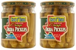 Talk O Texas Okra Pickled Mild (Pack of 2)