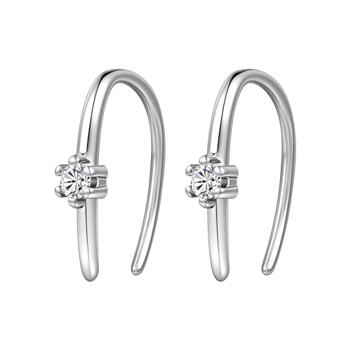 Boucles d'oreilles pendantes argent idéal pour sublimer vos tenues de bureau