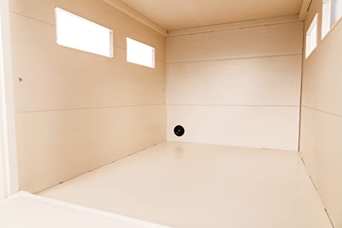 New Age Pet Ehlb802-04 Ecoflex Jumbo Litter Loo, Litter Box Cover/End Table, Antique White #TOP7