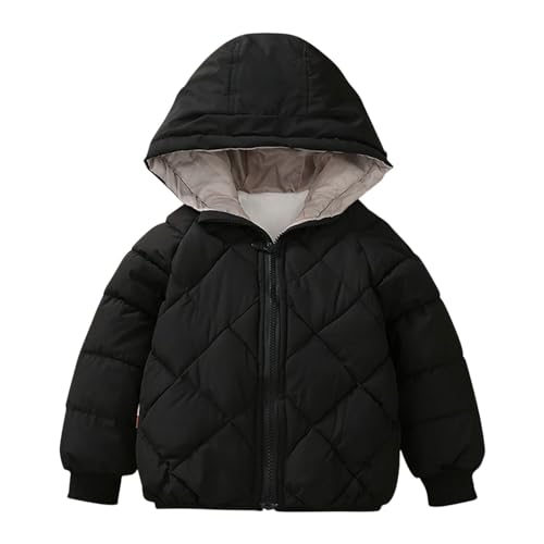 Generisch Piumino per bambini: giacca trapuntata calda, giacca a buffer, leggera, giacca invernale con cerniera, antivento, comoda giacca per outddor, abbigliamento invernale casual (taglie 100-140