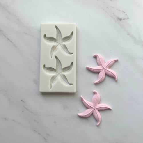 Starfish Duo Mold For Cupcakes, Cakepops, Chocolate Strawberries, Pretzels And Rice Krispies