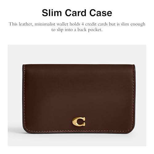 Coach Slim Card Case, Maple2