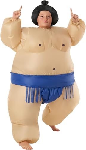 Morph Inflatable Sumo Wrestler Costume for Kids, Inflatable Sumo Wrestling Suits For Kids, Boys Halloween Costume