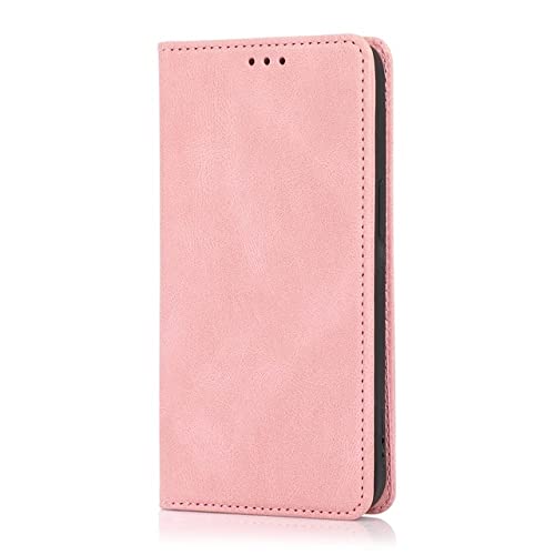 Étui portefeuille en cuir PU pour iPhone 7 Plus 8 Plus 6 protection écran rose