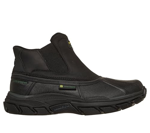 Skechers Skechers Men's RESPECTED-Langdon Rain Boot, Black, 11