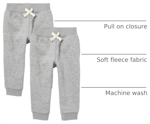 Image of The Children's Place Baby Boys' Active Fleece Jogger Pants