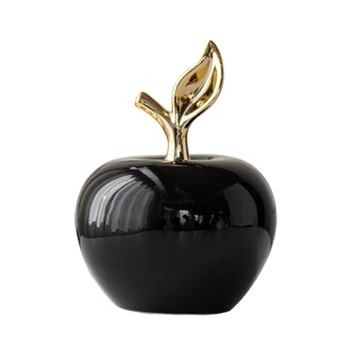 Générique Statue de Pommes en céramique, Figurine Artisanale à Collectionner, Ornement de Bureau, Sculpture de Fruits pour Bureau, entrée, Maison, Salle...