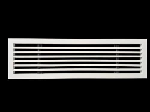 Image of Premium Central air Conditioning Grille- Linear Bar Grilles - Aluminium Powder Coated Grill, Ventilation Grill, Home Grill, ac Jali, Grill for Wall, Sidewall and Ceiling (16 inch * 4 inch)