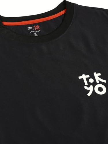 Image of Thomas Scott Men's | Graphic | Half Sleeve | Oversized Fit | Cotton Blend | Crew Collar | Casual Tshirt