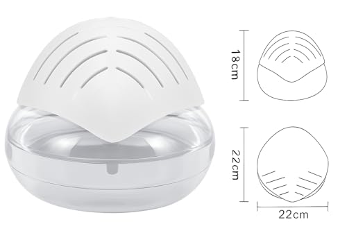 Image of Portable 3-in-1 Air Purifier, Aroma Diffuser & Air Humidifier with 500ml Water Tank - Electric Revitalizer for Fresh Air & Fragrance at Home, Office, Bedroom & Spa (White)