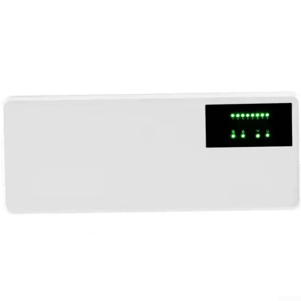 Scatola di controllo del riscaldamento centralizzato a 8 zone, controller collettore per riscaldamento a pavimento per centro elettrico di cablaggio attuatore, caldaia e unità di interfaccia