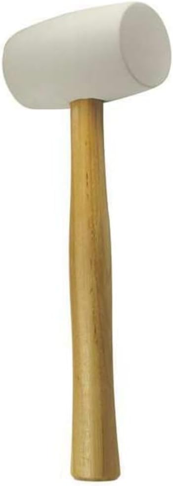 Kraft Tools FC551 White Rubber Mallet - 32 oz.
