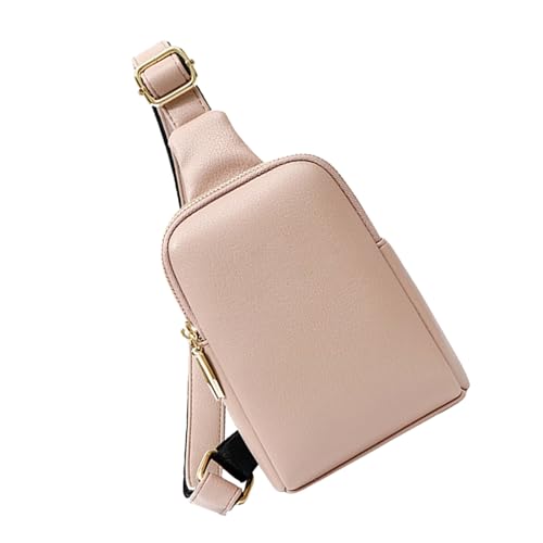 Sac banane femme KOMBIUDA paquet de poitrine en cuir PU double poche sacoche chic fille