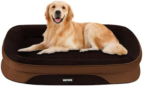Orthopedic Dog Bed, Sofa for Dogs, Four-sided Cervical Cushion, N...