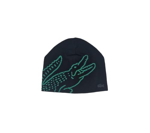 Bonnet Lacoste RB3021 noir homme femme bonnet de ski chaud à détails fluo