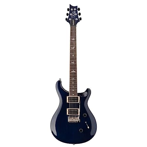 PRS Paul Reed Smith 6 String SE Standard 24, azul translúcido con bolsa de transporte, derecha (109645::TB:)