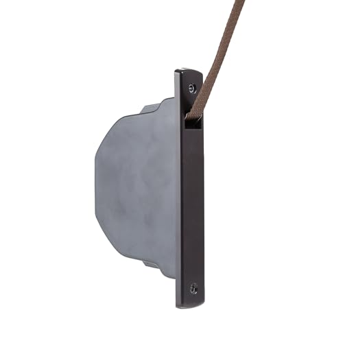 IdeaGenesis - Recogedor Persiana Estra Plano para carpintería de PVC sin pivote. Enrollador persiana para embutir o empotrar en obra. Sistema Universal Resistente. (Chocolate Cinta Marrón, Cinta 16mm)