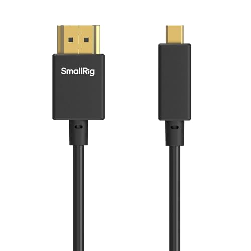 SMALLRIG Cable HDMI Ultrafino micro a Full HDMI, 100 cm,