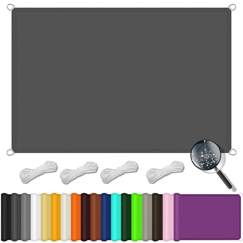 Voile d'ombrage pour terrasse et balcon en polyester gris - 2
