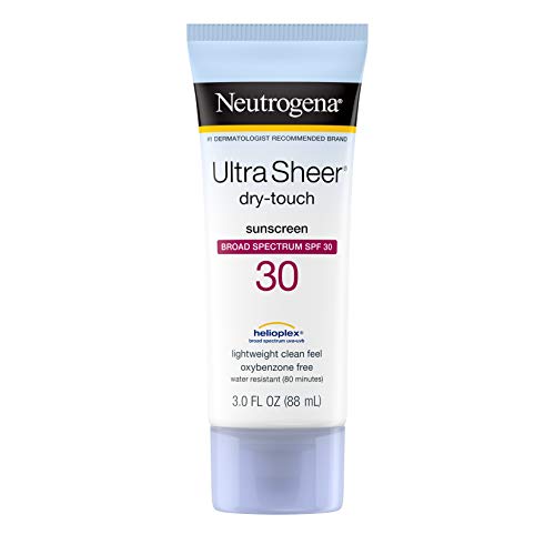 Neutrogena Ultra Sheer Dry-Touch Sunscreen Lotion, Broad Spectrum SPF 30 UVA/UVB Protection, Oxybenzone-Free