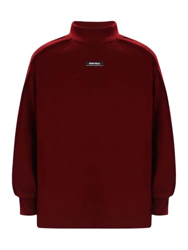 Hansber Kids Boys Girls Casual Basic Pullover Sweatshirt Long Sleeve Thermal Shirt Underwear Daily Wear3