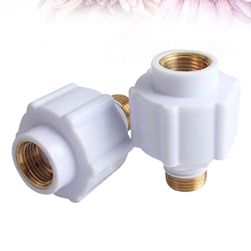 Veemoon 2 Pcs Acessórios Solar Branco Vazamento de Energia Parede de Água Elétrica Intergeatd Proteç