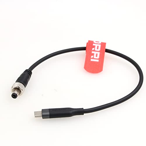 Cable de alimentación CC a USB-C PD de 12V que evita cortes de energía en el Atomos Ninja V 3